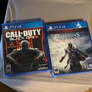 PS4 Game Set: Call of Duty Black Ops III & Assassin's Creed The Ezio Collection